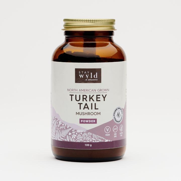 Stay Wyld Organics Turkey Tail Mushroom Powder 100 g Image 1