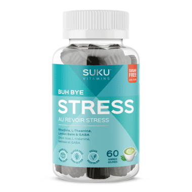 Suku Vitamins Buh Bye Stress - Zenful Matcha Decaffeinated 60 Gummies Image 1