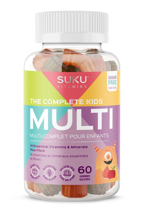 Suku Vitamins The Complete Kid's Multi - Tropical Bonanza 60 Gummies Image 1