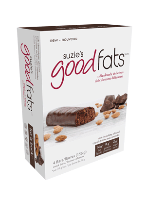 Suzie's Good Fats Rich Chocolatey Almond Box of 4 Image 1