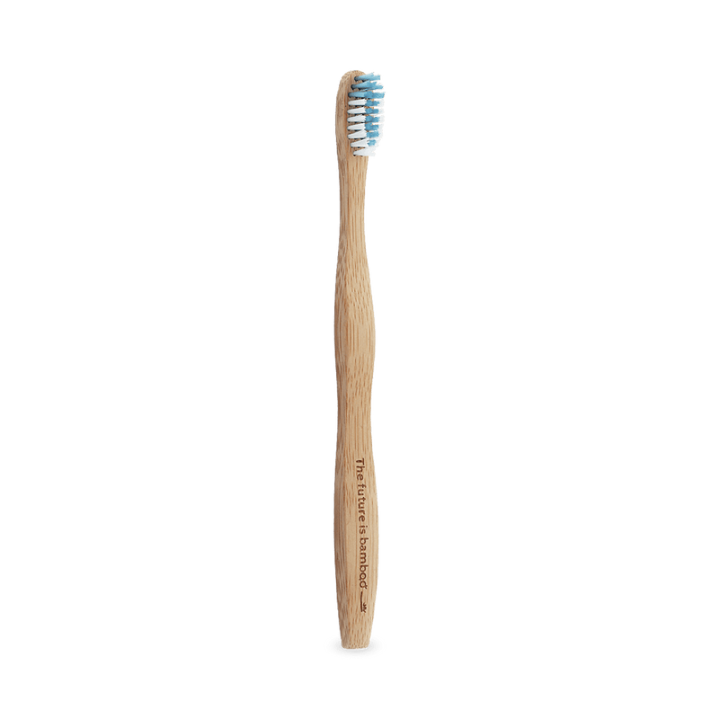 The Future Is Bamboo Adult Soft Bristle Tooth Brush - Blue Image 2