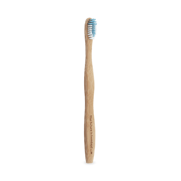 The Future Is Bamboo Adult Soft Bristle Tooth Brush - Blue Image 1