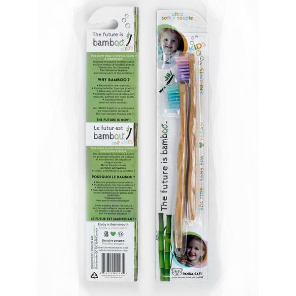 The Future Is Bamboo Kids Soft Bristle Tooth Brush Image 1