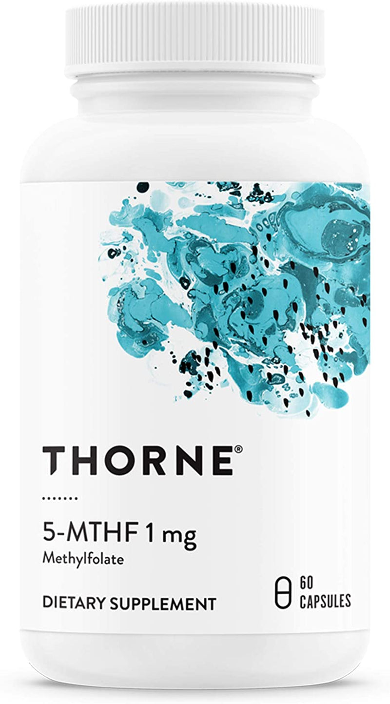 Thorne Research 5-MTHF 1 mg Methylfolate 60 Capsules Image 1