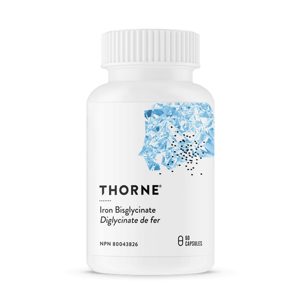 Thorne Research Iron Bisglycinate 60 Capsules Image 1