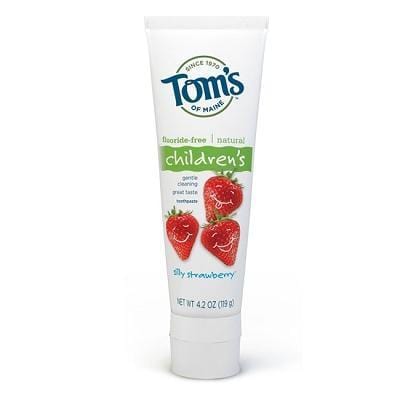 Tom's of Maine Children's Fluoride-Free Toothpaste - Silly Strawberry 119 g Image 2