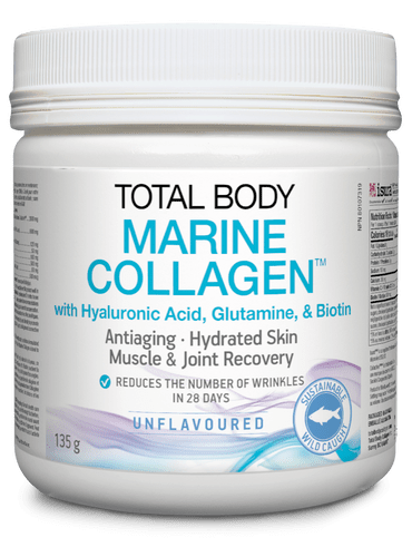 Total Body Marine Collagen with Hyaluronic Acid, Glutamine & Biotin - Unflavoured 135 g Image 1