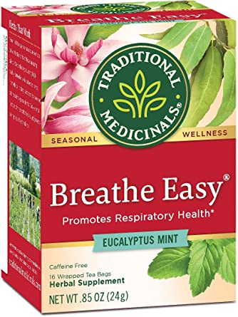 Traditional Medicinals Breathe Easy - Eucalyptus Mint 16 Tea Bags Image 1