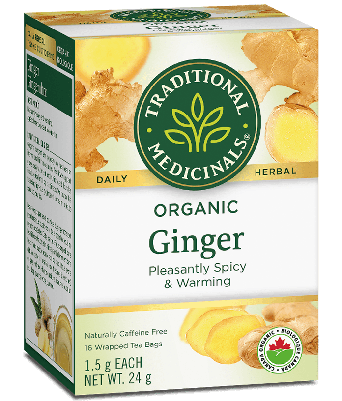 Traditional Medicinals Organic Ginger 16 Tea Bags Image 1