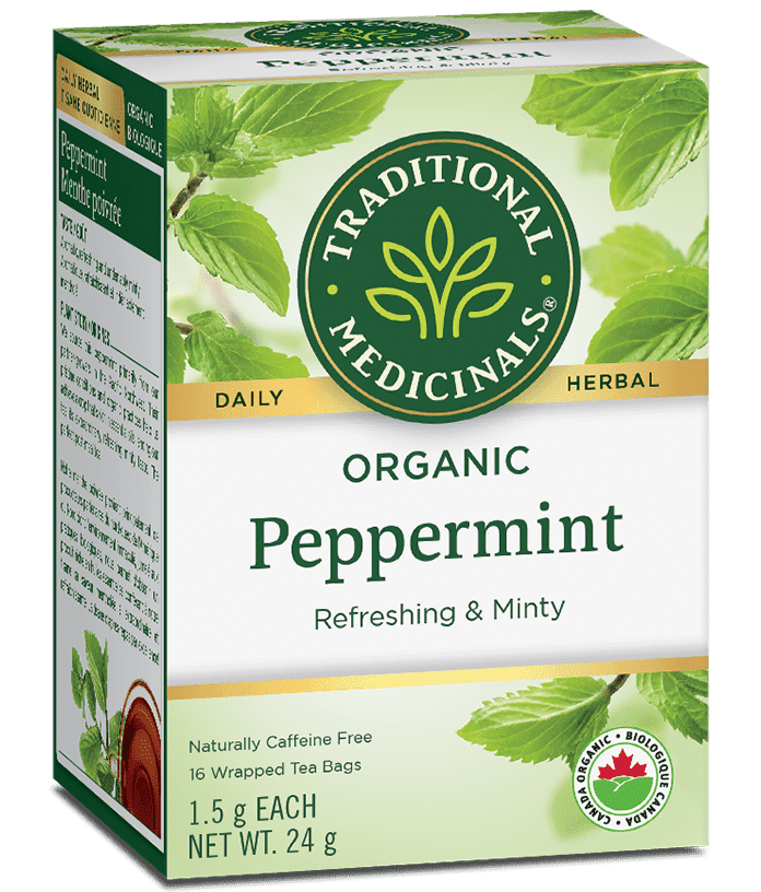 Traditional Medicinals Organic Peppermint 16 Tea Bags Image 1