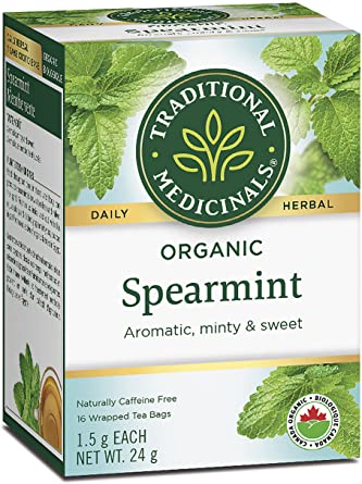 Traditional Medicinals Organic Spearmint 16 Tea Bags Image 1