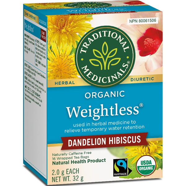 Traditional Medicinals Weightless - Dandelion Hibiscus 16 Tea Bags Image 1
