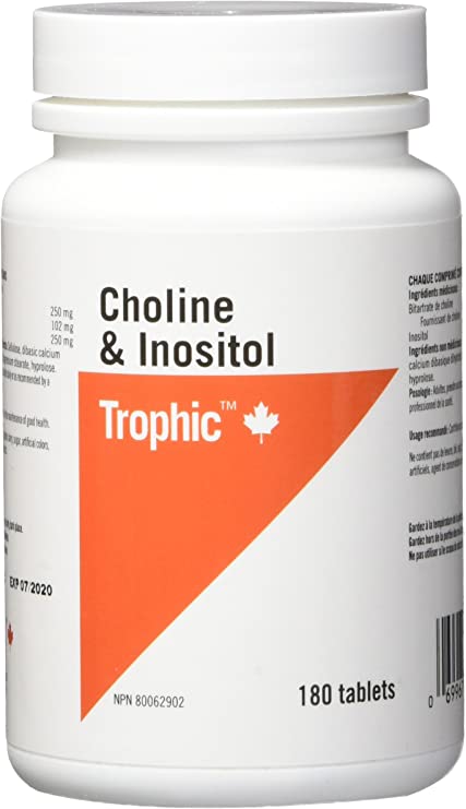 Trophic Choline & Inositol 500 mg Tablets Image 1