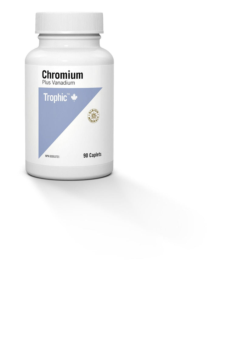 Trophic Chromium Plus Vanadium 90 Caplets Image 1