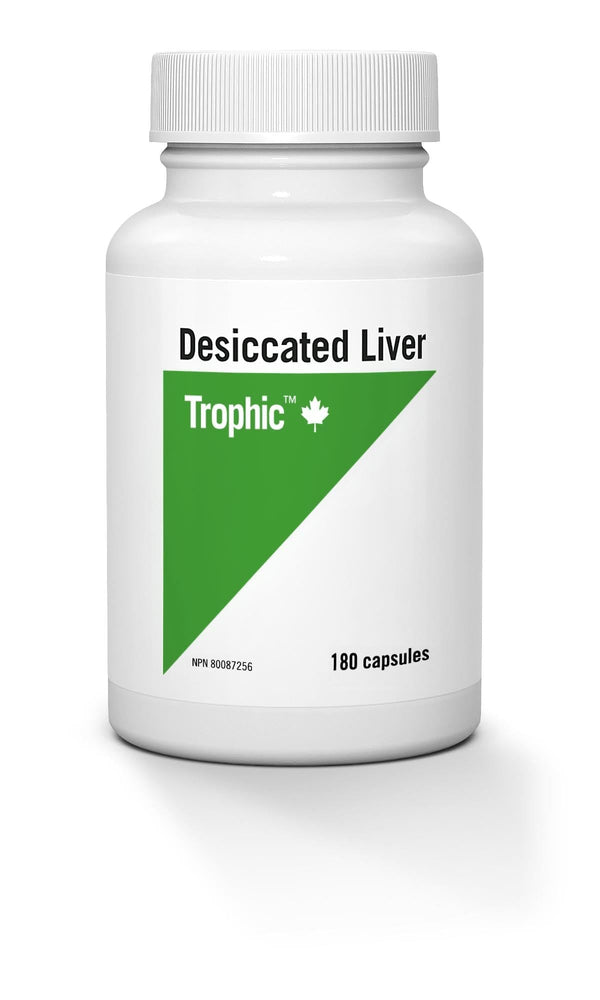 Trophic Desiccated Liver 180 Capsules Image 1