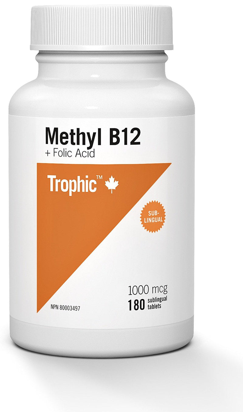 Trophic Methyl B12 with Folic Acid 1000 mcg Tablets Image 2
