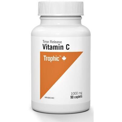 Trophic Time Release Vitamin C 1000 mg 90 Caplets Image 1