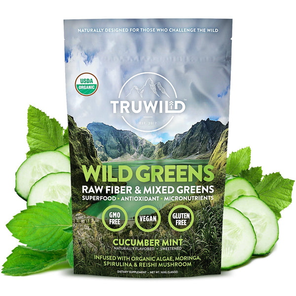 Truwild Wild Greens - Cucumber Mint 160 g Image 1