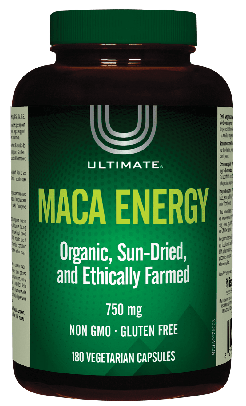 Ultimate Maca Energy 750 mg BONUS SIZE 210 VCaps Image 1