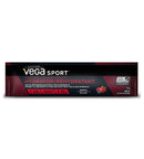 Vega Sport Electrolyte Hydrator Berry flavor powder container with berry illustrations on the label.