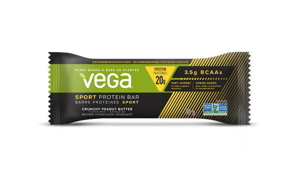 Vega Sport Protein 70 g - Crunchy Peanut Butter Single Bar Image 1