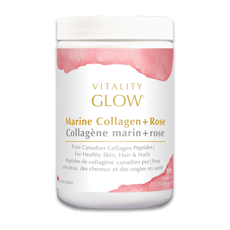 Vitality Glow Marine Collagen + Rose 200 g Image 1