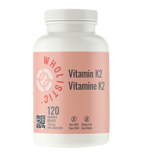 Wholistic Vitamin K2 (120 Softgels)