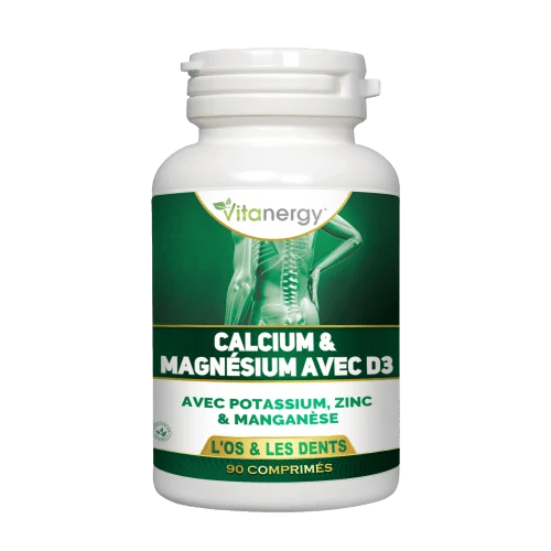 Vitanergy Calcium & Magnesium Citrate With D3 90 Tablets Image 1