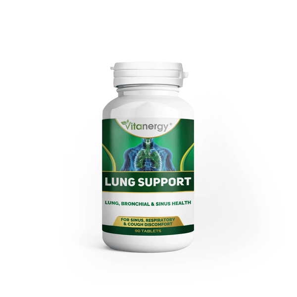 Vitanergy Lung Support - Lung, Bronchial & Sinus Health 90 Tablets Image 1