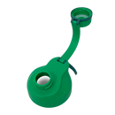 Side view of Vitasave 850 mL stainless steel shaker bottle with secure screw-on lid