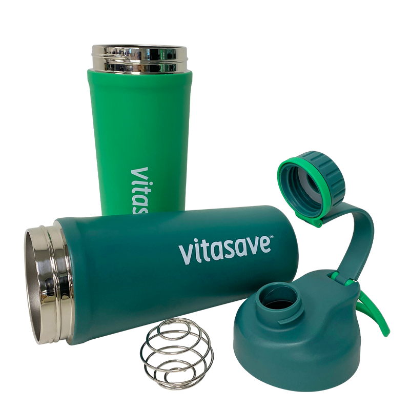 Vitasave Stainless Steel Sport Shaker Bottle (850 mL)