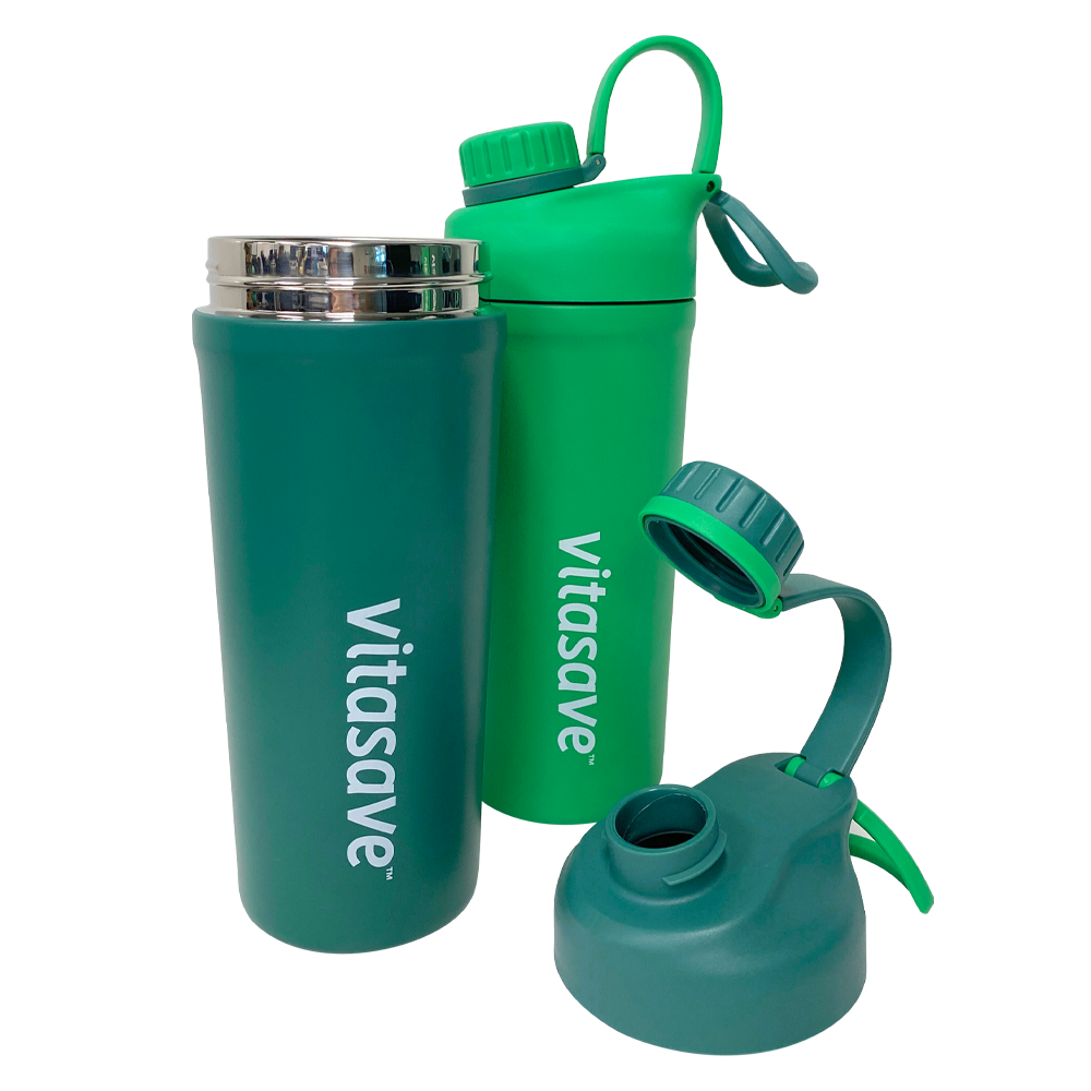 Buy Vitasave Stainless Steel Sport Shaker Bottle (850 mL) for $29.99 CAD -  Vitasave