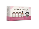 Wild Rose Herbal D-Tox Kit packaging with natural herbs and detox ingredients displayed alongside a clean, fresh background.