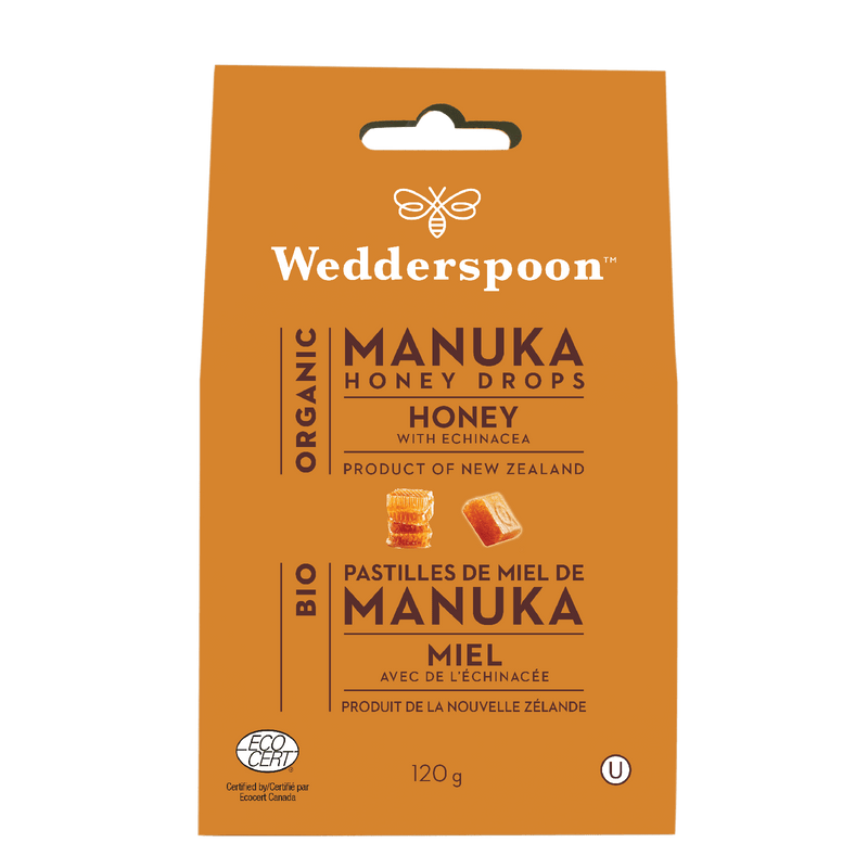 Wedderspoon Organic Manuka Drops - Honey with Echinacea 120 g Image 1