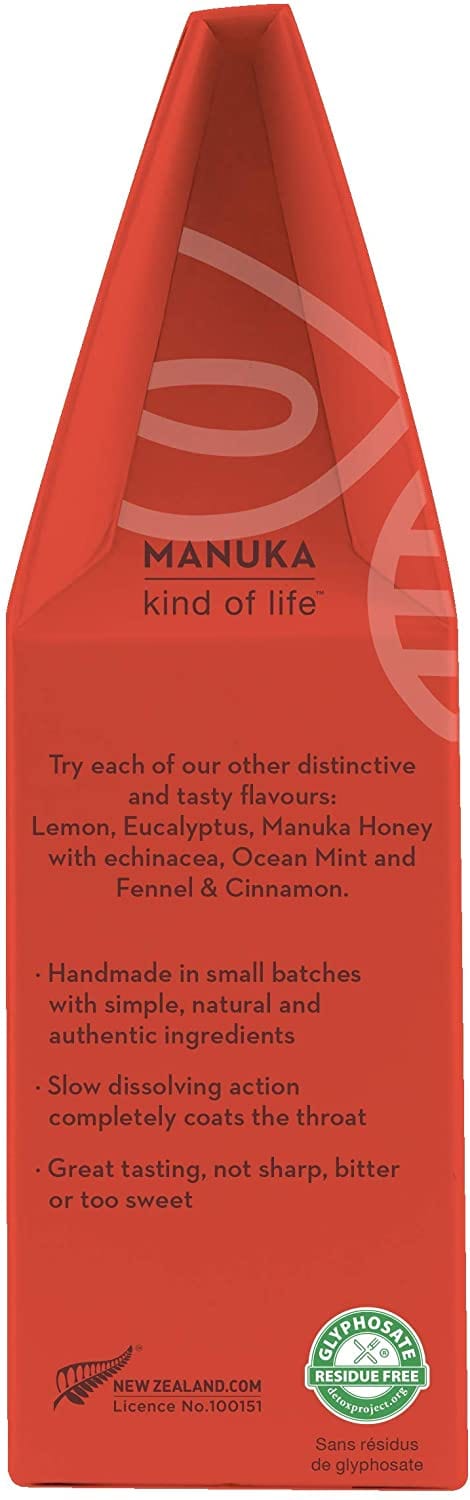 Wedderspoon Organic Manuka Honey Drops - Ginger with Echinacea 120 g Image 4