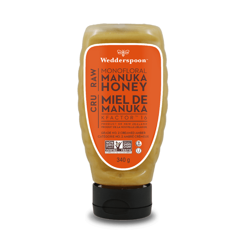 Wedderspoon Raw Monofloral Manuka Honey KFactor 16 340 g Image 1