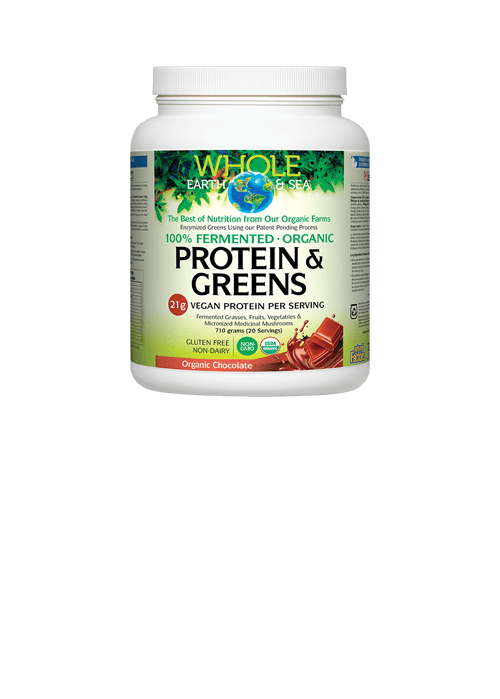 Whole Earth Sea 100% Fermented Protein and Greens - Organic Chocolate 710 g Image 1