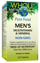 Whole Earth Sea Pure Food Men's Multivitamin and Mineral Tablets Image 1