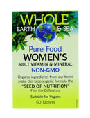 Whole Earth Sea Pure Food Women's Multivitamin and Mineral Tablets Image 1