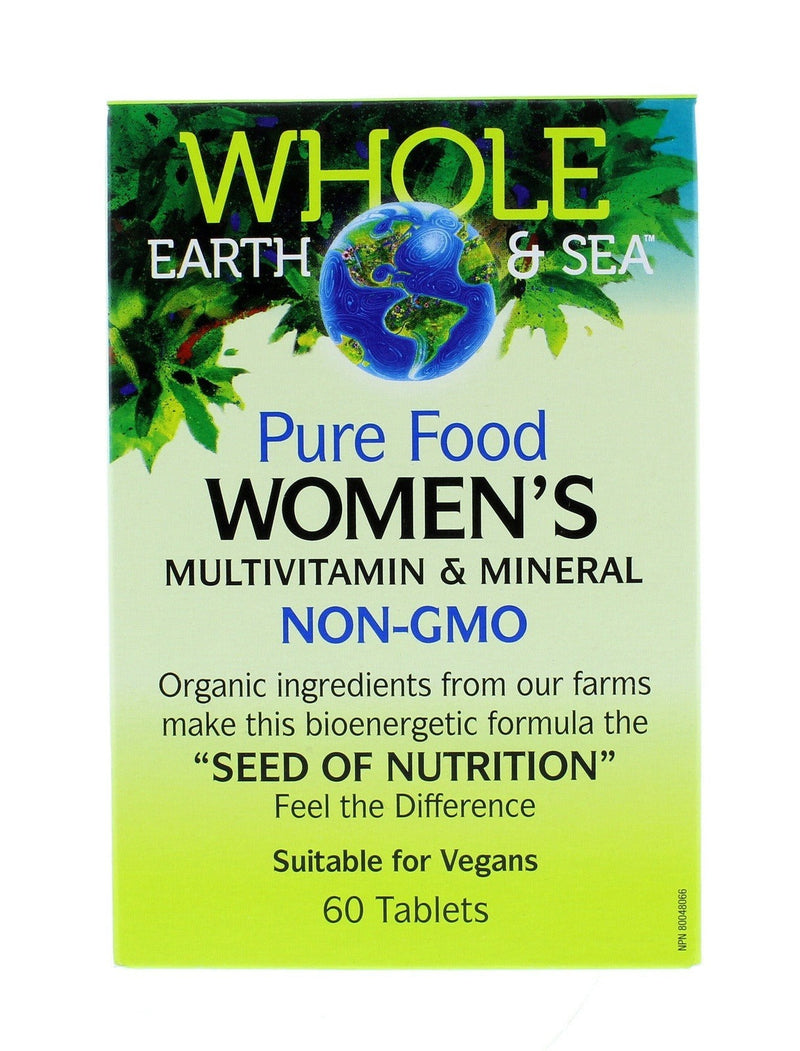 Whole Earth Sea Pure Food Women's Multivitamin and Mineral Tablets Image 1
