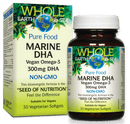 Whole Earth and Sea Marine Vegan Omega-3 300 mg DHA 30 Softgels Image 1