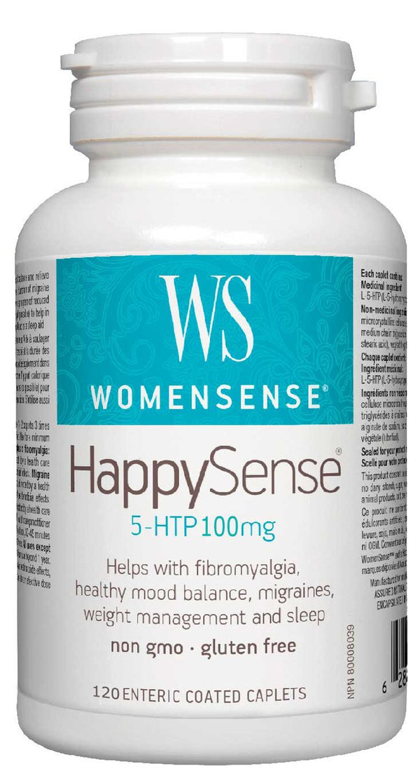 WomenSense HappySense 5-HTP 100 mg Caplets Image 1