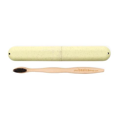 Your Basics Shop Bamboo Toothbrush + Wheat Case Image 7