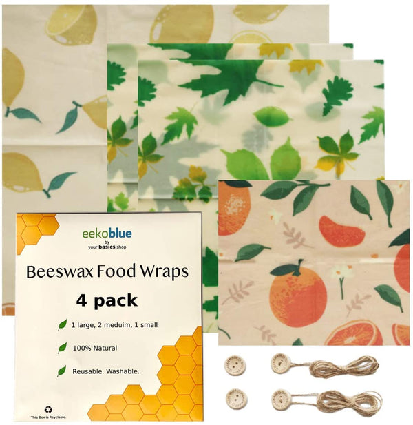 Your Basics Shop Beeswax Food Wraps 4 Pack Image 1