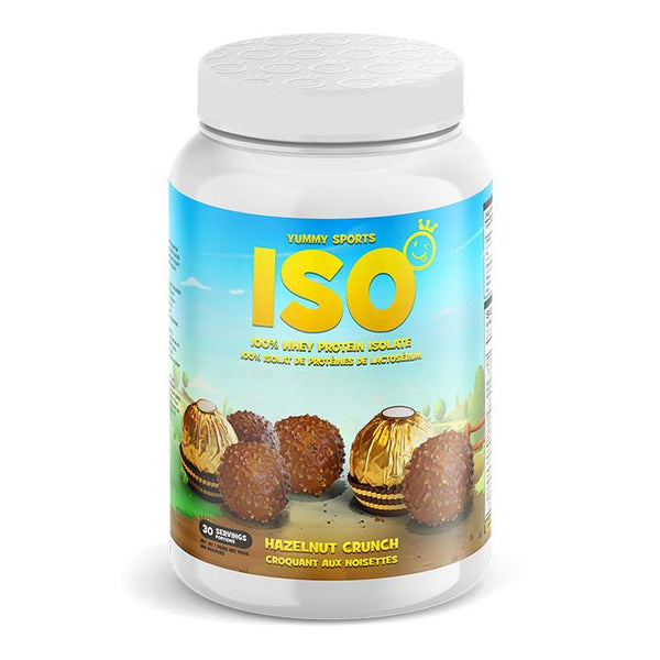 Yummy Sports ISO 100% Whey Protein Isolate - Hazelnut Crunch 2 lbs Image 1