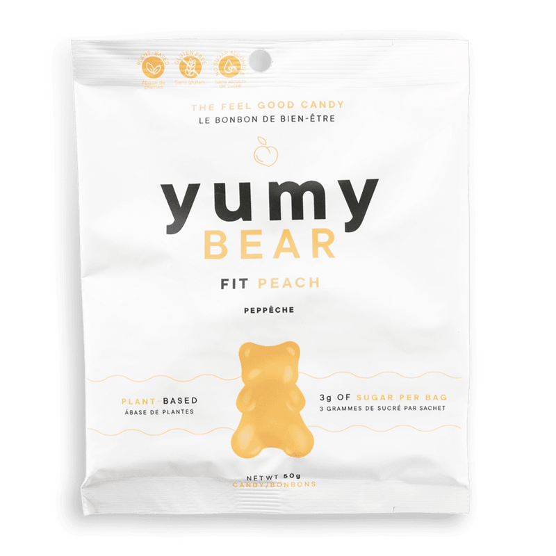 Yumy Bear Plant-Based Candy - Fit Peach Image 5
