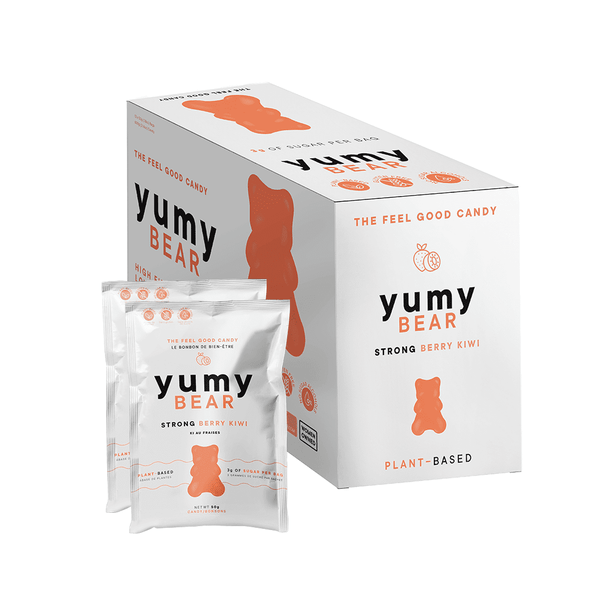 Yumy Bear Plant-Based Candy - Strong Berry Kiwi Image 1