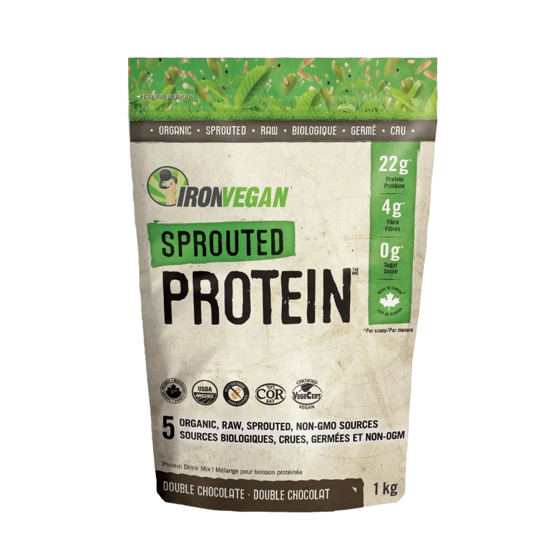 Iron Vegan Sprouted Protein - Double Chocolate