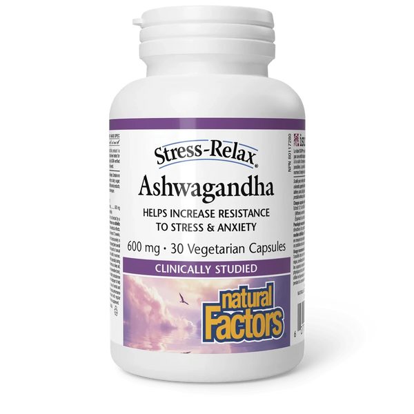 Natural Factors Ashwagandha 600 mg (30 VCaps)