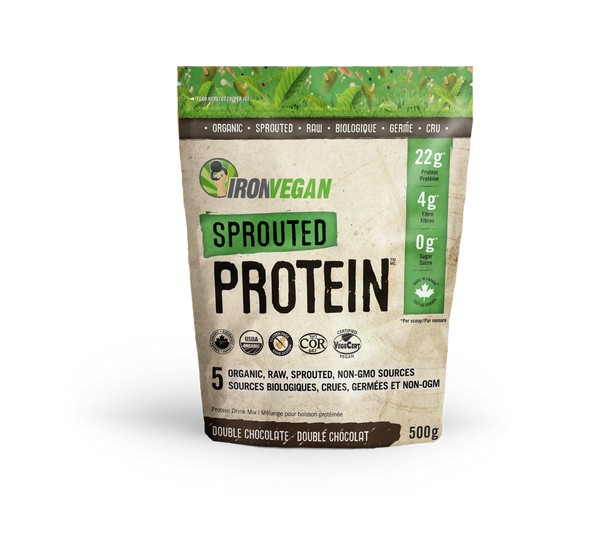 Iron Vegan Sprouted Protein - Double Chocolate